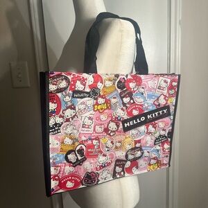 Hello Kitty Red and Pink Tote Bag with Playful Design